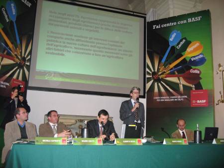 Marco Rosso, direttore Agrofarma al convegno BASF